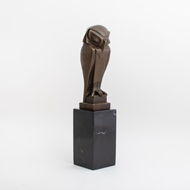 Bronzen sculptuur Uiltje Knappen